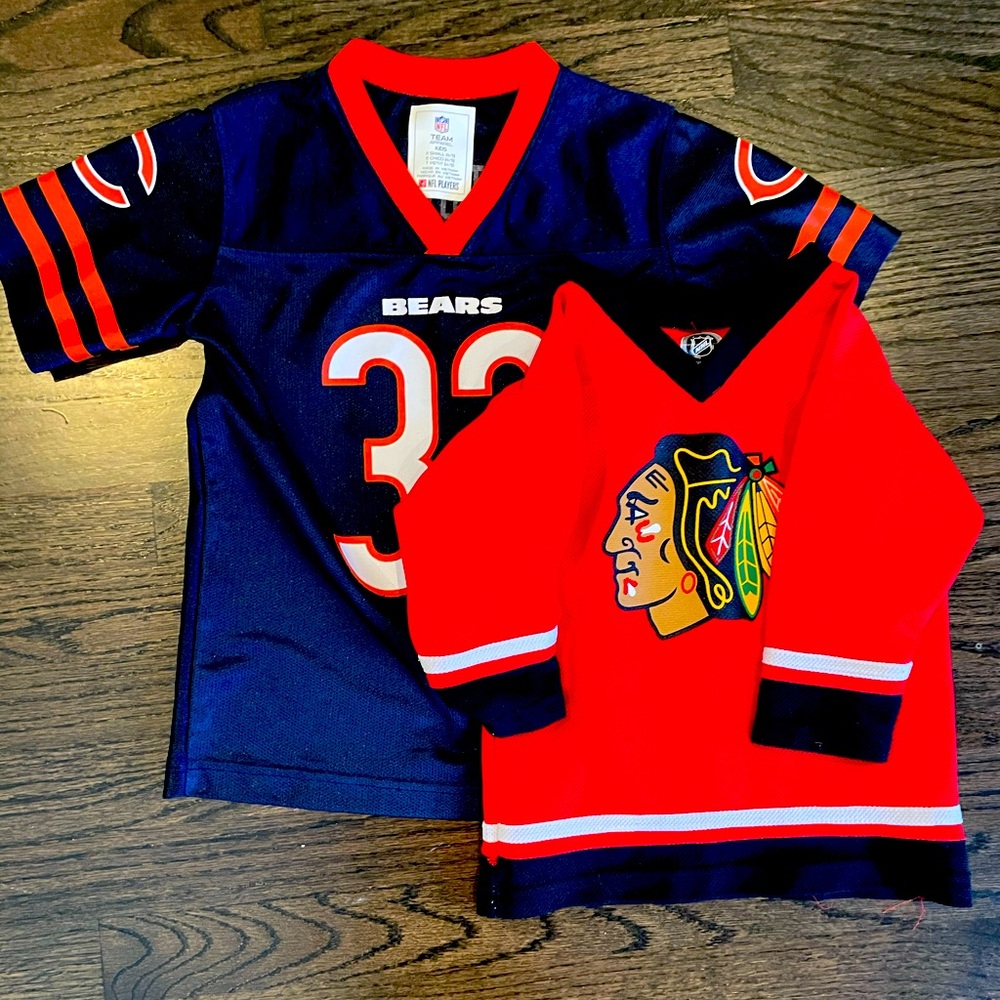 Bears and Blackhawk Jersey (XS - 4TT